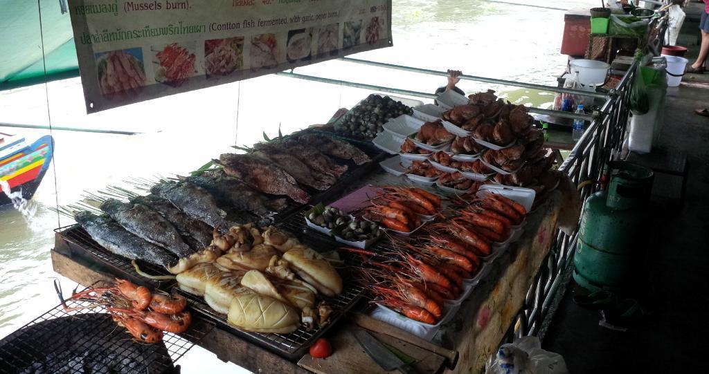 大林江水上市场的照片