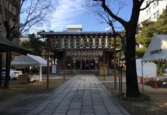 坐摩神社图片